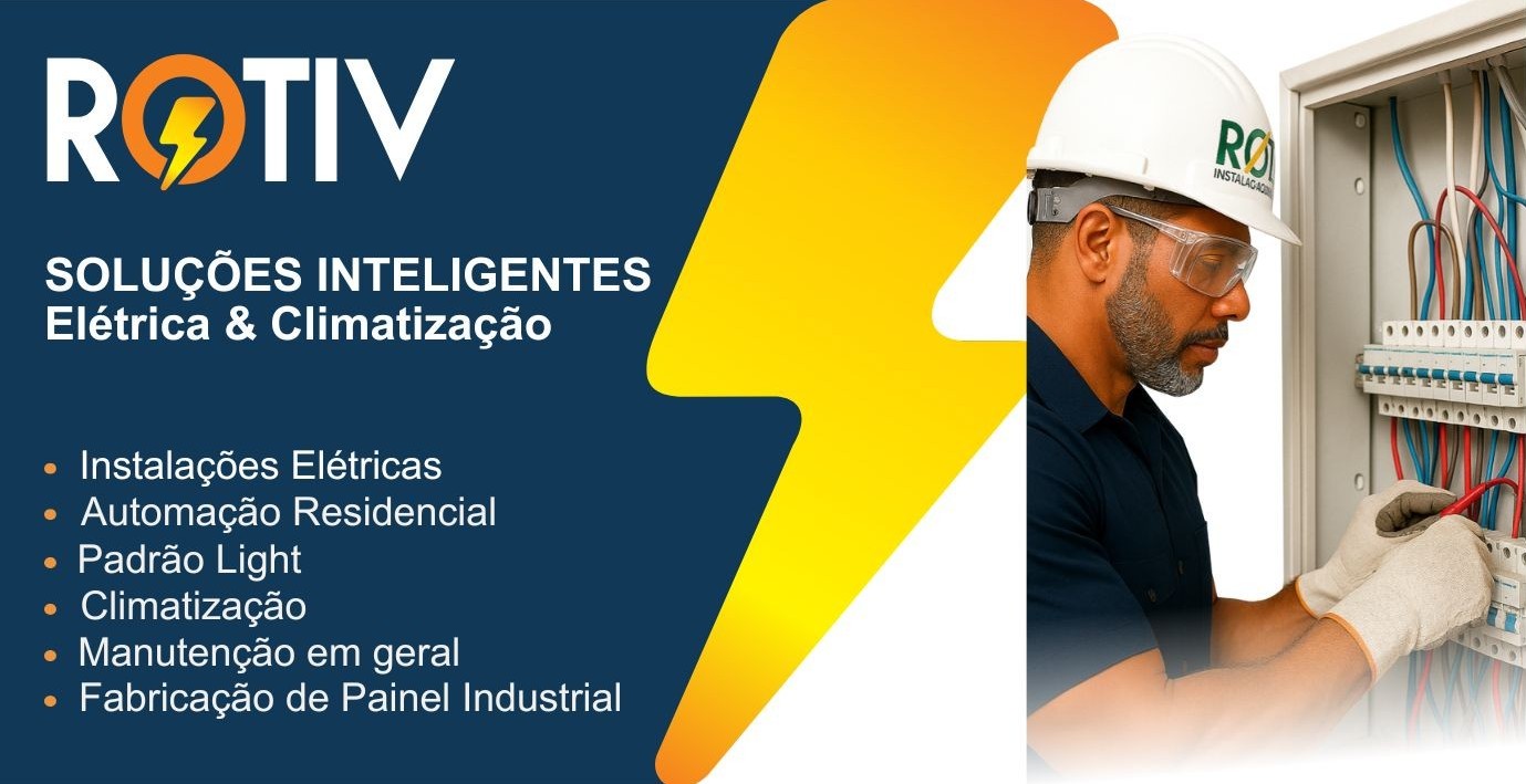 ROTIV - Eletricista e especialista em ar condicionado em Nova Iguaçu